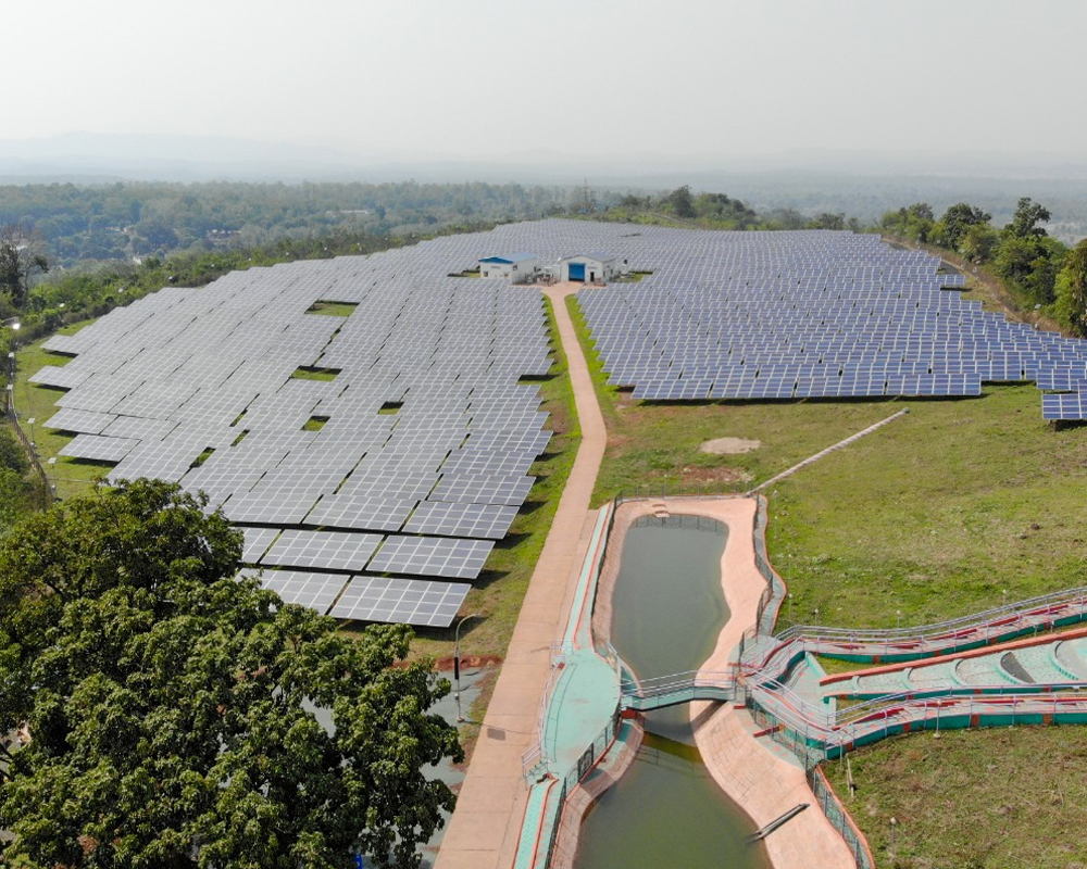 Tata Steel's 3MV Solar Plant at Noamundi mines, Jharkhand